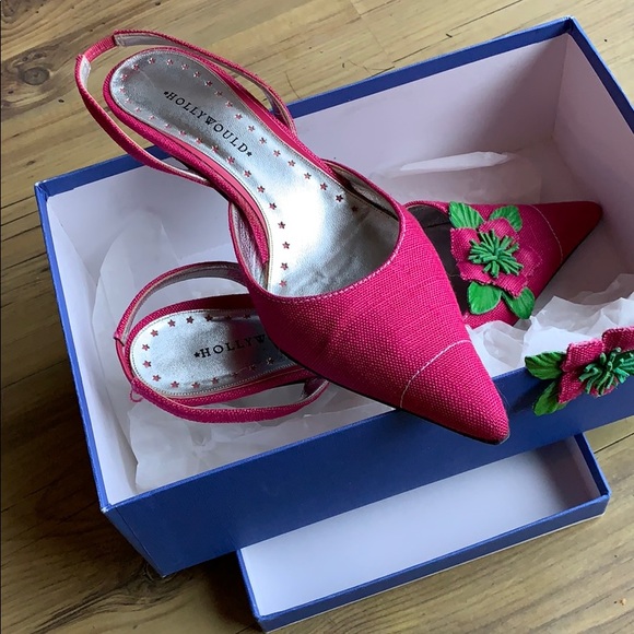 Hollywould  sling - back kitten heels - Picture 6 of 6